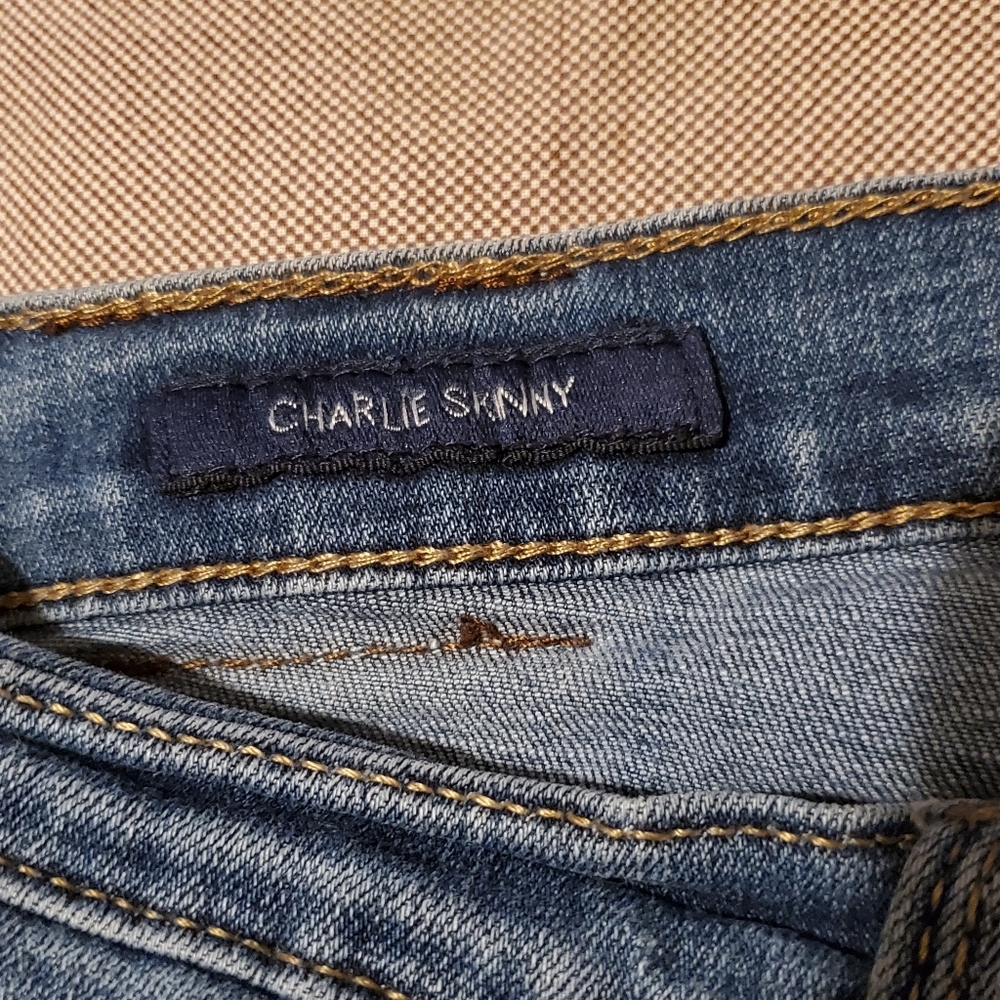 Lucky Brand Charlie Skinny Women's Jeans Medium Blue Wash 10/30 - Picture 4 of 9